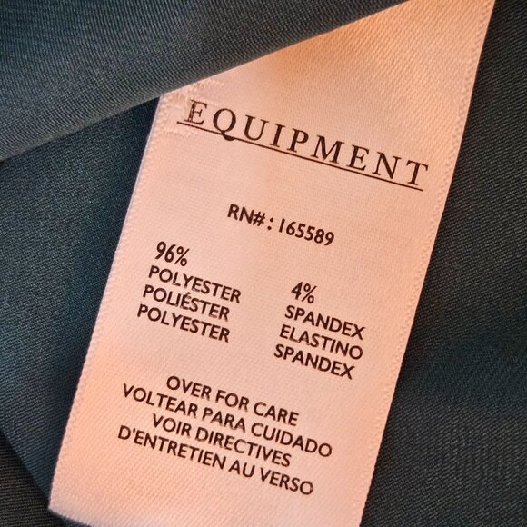 Equipment Top Large June Bug Emerald Satin Classic Signature - Picture 8 of 11